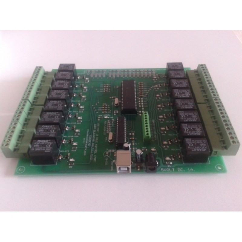 5D 6D 7D Sinema Sistemleri Kontrol Devresi 16 Röle USB